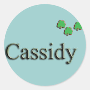 Sticker Rond Cassidy Custom