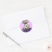 Sticker Rond Cat (Enveloppe)