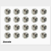 STICKER ROND CAT (Feuille)