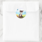 Sticker Rond Cat (Sac)