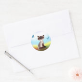 Sticker Rond Cat (Enveloppe)