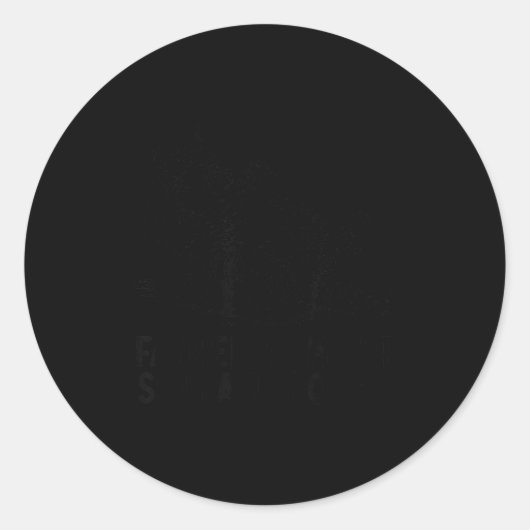 Sticker Rond Cat Father I Am But Skin And Bones  (Devant)