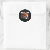 Sticker Rond Cat Trump 9 Vit Bébé _1 (Sac)