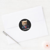 Sticker Rond Cat Trump 9 Vit Bébé _2 (Enveloppe)