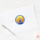 Sticker Rond Catamaran (Enveloppe)