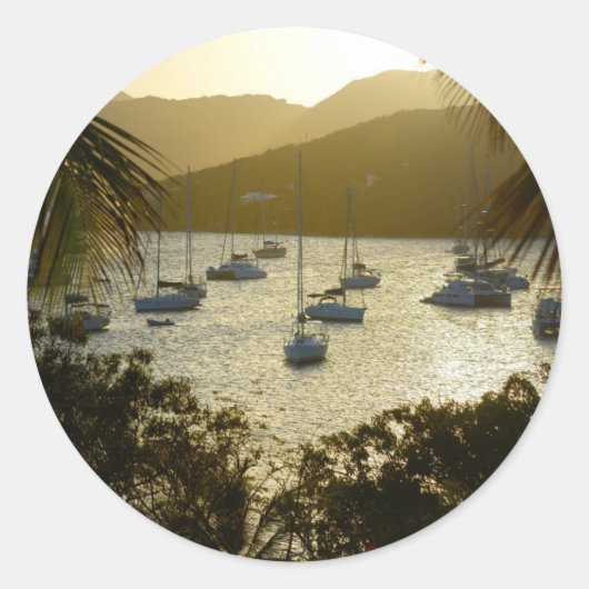 Sticker Rond Catamarans et voiliers (Devant)
