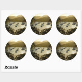 Sticker Rond Catamarans et voiliers (Feuille)