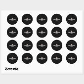 Sticker Rond Catanzaro Italie (Feuille)