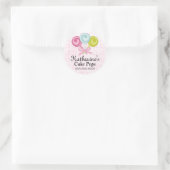 Sticker Rond Câteaux Pops Boulangerie Cachets (Sac)