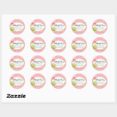 Sticker Rond Câteaux Pops Boulangerie Cachets (Feuille)