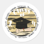 Sticker Rond Catégorie 2024 (Devant)