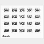 Sticker Rond Catégorie 2041 (Feuille)