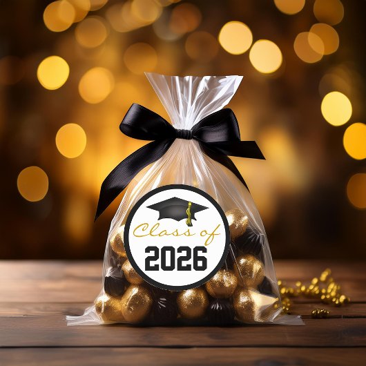 Sticker Rond Catégorie de 2023 Plafond de graduation