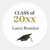 Sticker Rond Catégorie de diplôme (Devant)