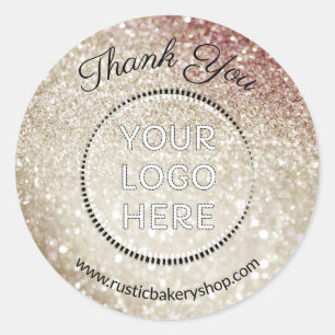 Sticker Rond Catering Pâtisserie Boulangerie Bling merci logo