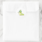 Sticker Rond Caterpillar avec verres (Sac)