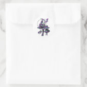 Sticker Rond Caterpillar Psychadelic (Sac)