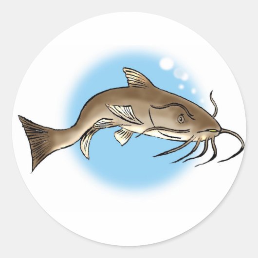 Sticker Rond Catfish (Devant)