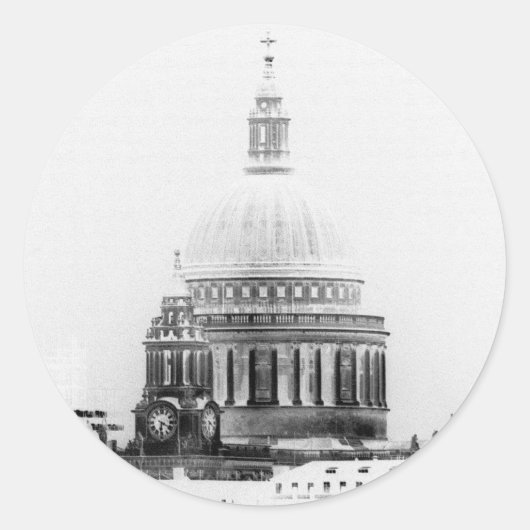 Sticker Rond Cathédrale Saint-Paul (Devant)