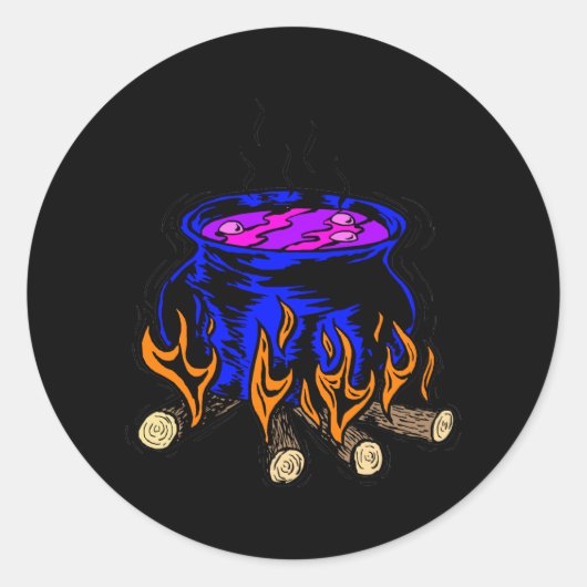 Sticker Rond Cauldron (Devant)