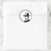Sticker Rond cavalier (Sac)