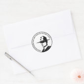 Sticker Rond cavalier (Enveloppe)