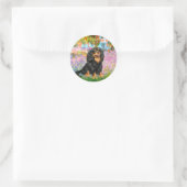 Sticker Rond Cavalier (BT) - Jardin (Sac)