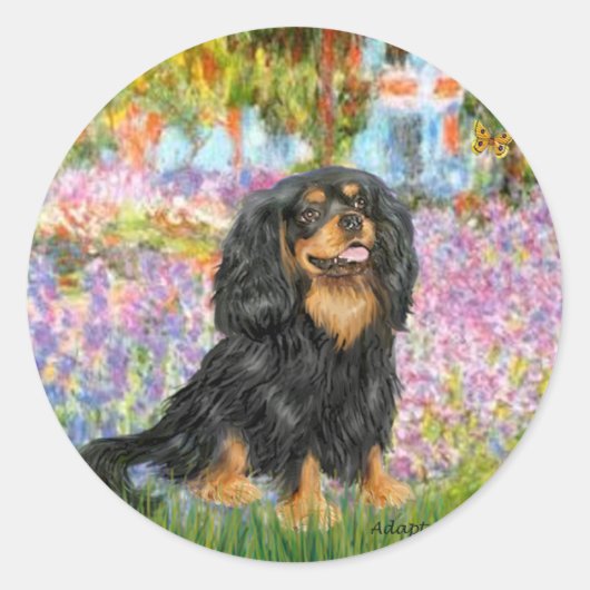 Sticker Rond Cavalier (BT) - Jardin (Devant)