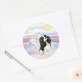 Sticker Rond Cavalier King Charles Spaniel (Enveloppe)