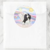 Sticker Rond Cavalier King Charles Spaniel (Sac)