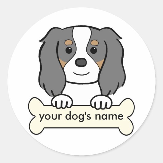 Sticker Rond Cavalier personnalisé (Devant)