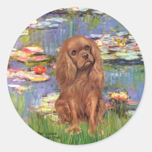 Sticker Rond Cavalier (Ruby7) - Lys 2 (Devant)