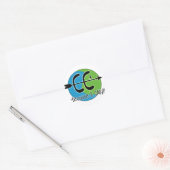 Sticker Rond CC Cross Country - Parce que je peux ! ! (Enveloppe)