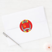 STICKER ROND CCCP (Enveloppe)