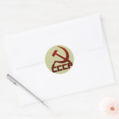 Sticker Rond CCCP Marteau & Faucille (Enveloppe)