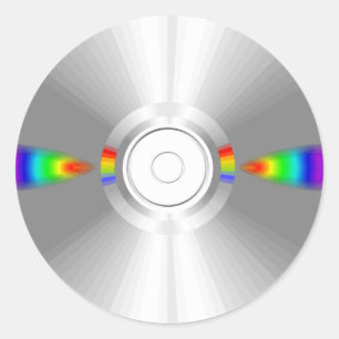 STICKER ROND CD