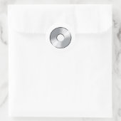 Sticker Rond cd disque compact (Sac)