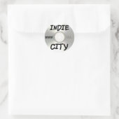 Sticker Rond CD Indie City (Sac)