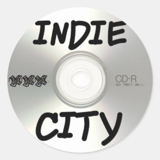 Sticker Rond CD Indie City