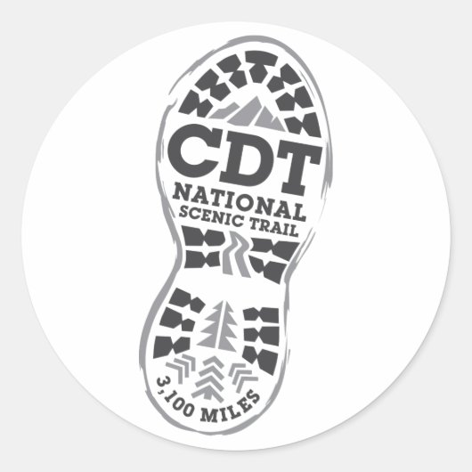 STICKER ROND CDT (Devant)