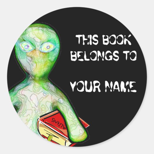 Sticker Rond Ce Livre Vous Appartient ! (Devant)
