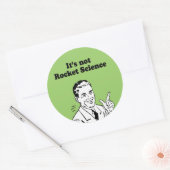 STICKER ROND CE N'EST PAS DE LA SCIENCE DES ROCHERS (Enveloppe)