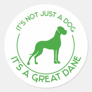 Sticker Rond Ce n'est pas juste un chien