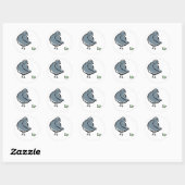 Sticker Rond ce n'était pas moi (Feuille)