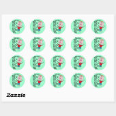 Sticker Rond Ce petit pigeon 1 (Feuille)