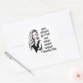 Sticker Rond Ce que l'eau sent comme (Enveloppe)