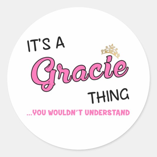Sticker Rond Ce que tu ne comprendrais pas (Devant)