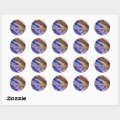 Sticker Rond Ce que vous pensez que vous pouvez devenir (Feuille)