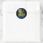 Sticker Rond Ce Qui Vous Rend Différent, C'Est Ce Qui Vous Rend (Sac)