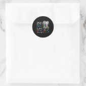 Sticker Rond Ce qui vous rend différents Elephant Maman Autisme (Sac)